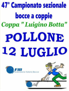 47° Campionato Biellese A.N.A. di bocce a coppie | coppa “Luigino Botta”
