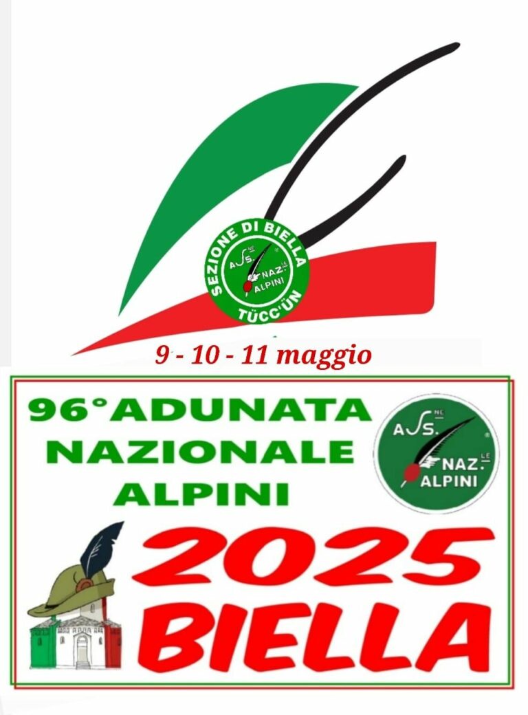 La 96ª Adunata Nazionale Alpini 2025, assegnata a Biella