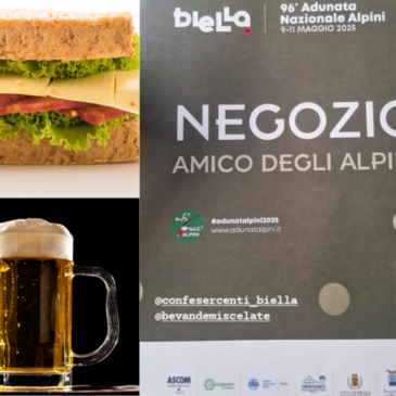 Adunata Alpini a Biella: nei locali e nei negozi “Amici degli Alpini” prezzi convenzionati