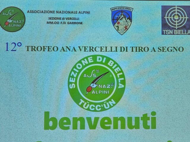 12°Trofeo Tiro a segno Sezione di Vercelli al poligono di Biella