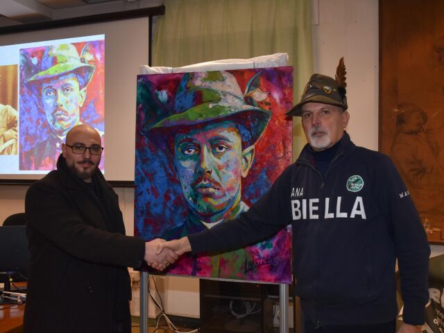 donata l’opera di Luciano Mancuso al Museo degli Alpini di Biella