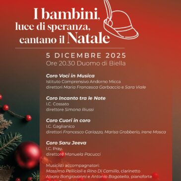 Fine Anno con gli Alpini il 5 dicembre al Duomo serata “I bambini luce di speranza, cantano il Natale