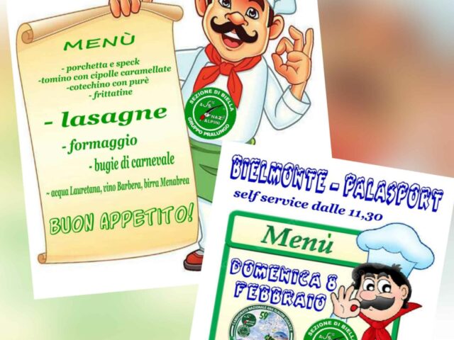 Prenotazioni Cena del Sabato e Pranzo di Domenica