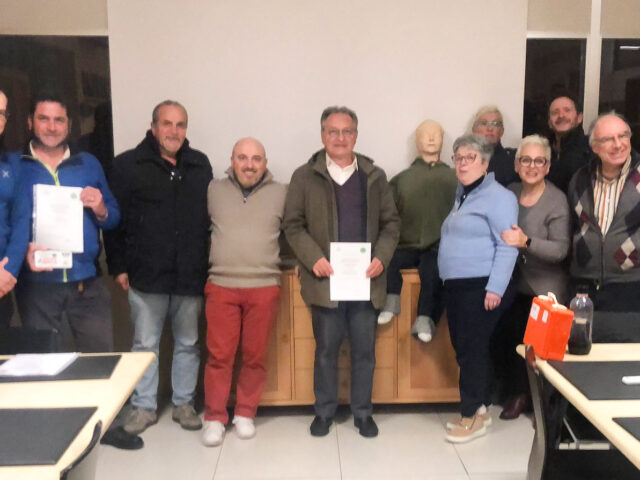 IL corso di primo soccorso in Sezione A.N.A a Biella