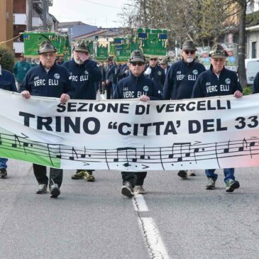Trino: festeggiamenti per il 95°del gruppo e gli 85 anni del “33”